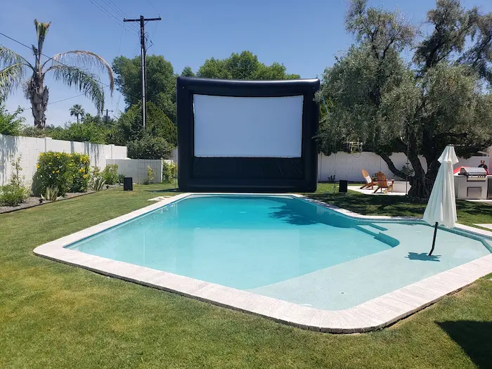 Poolside dive-in movie for rent Scottsdale, AZ